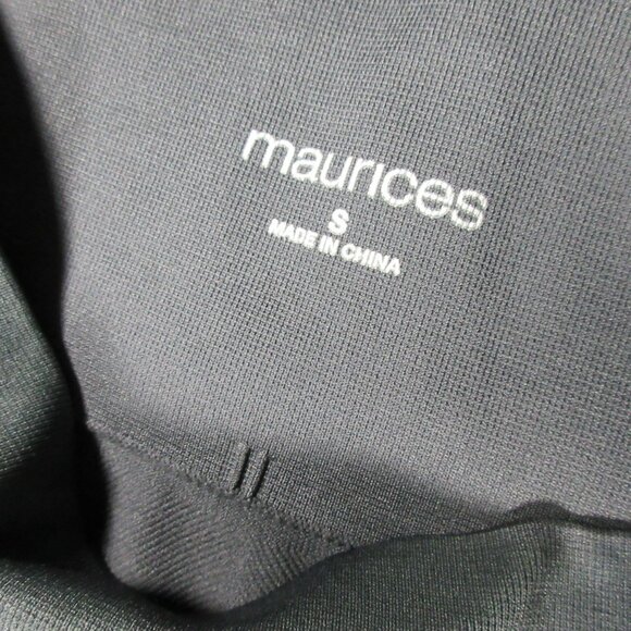 Maurices womens gray an purple nylon camo seamless crop leggings S EUC - Picture 3 of 5